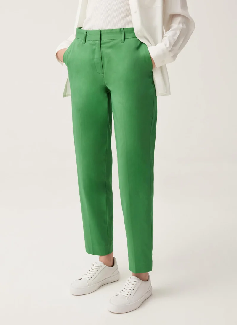 او في اس Ovs Stretch Cotton Chinos