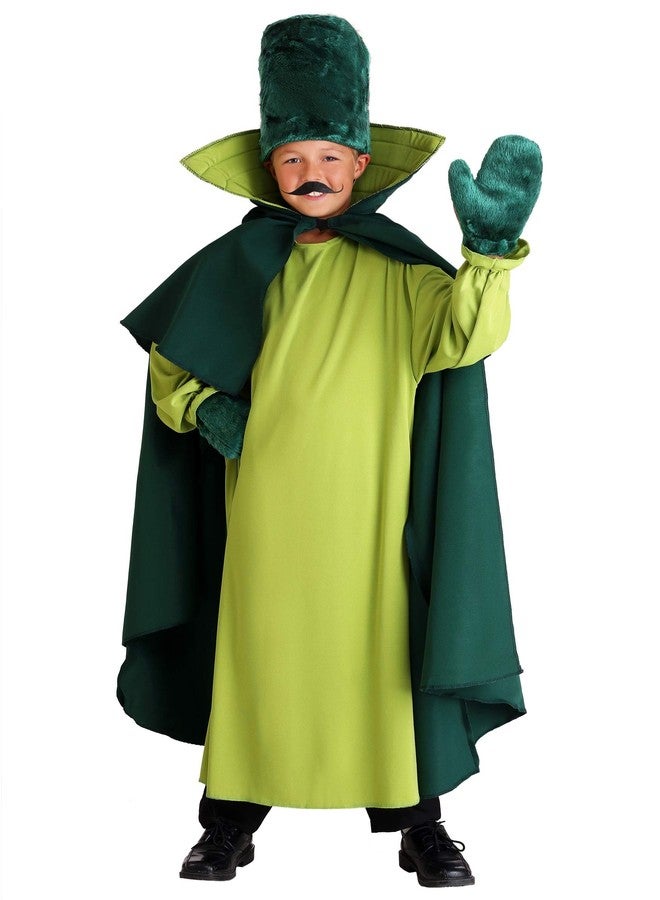 Fun Costumes Boys Gatekeeper Halloween Costume | Kids Munchkin Green Guard Outfit with Tunic, Cape, Hat, and Gloves for Dress-Up Large - Image 4
