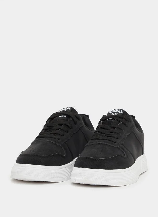 Styli Suede Lace Up Sneakers