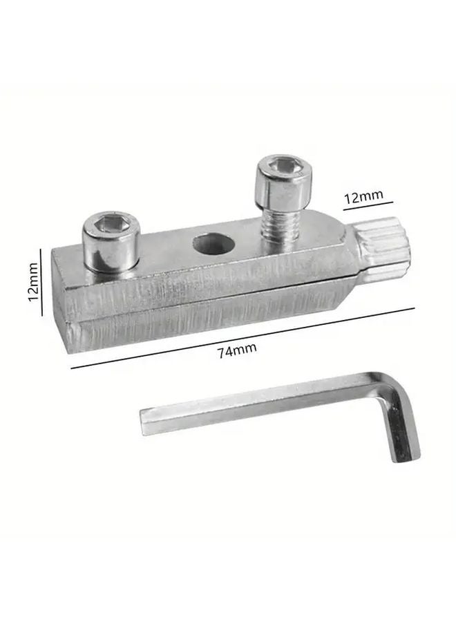 1 Set Silvery Broken Wire Extractor Tap Heavy Duty Manual Plumbing Tool - Image 4