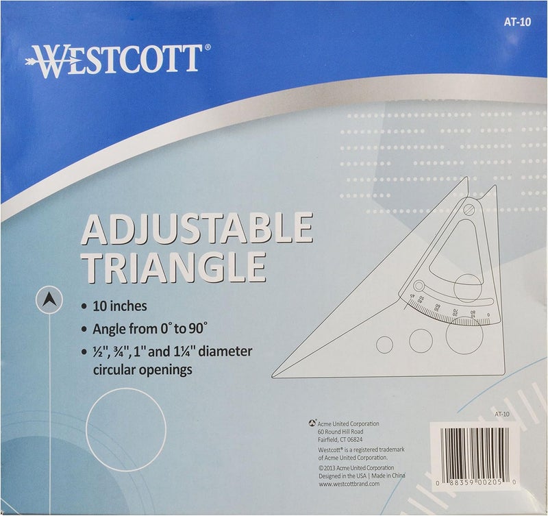 Westcott مسطرة مثلثية ويستكوت AT10 - Image 4