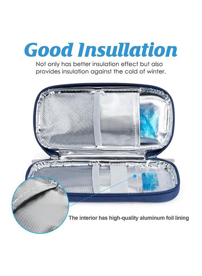 HaHaHai Insulin Cooler Travel Case with Temperature Display, Small Fridge Cooler Medicine Cooler Travel Case with 2 Ice Pack ,Display Diabetic Travel Case Bag for Trip and Daily - Image 5
