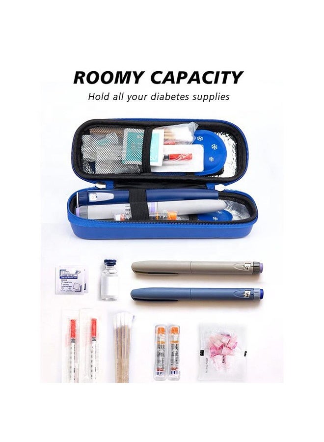 HaHaHai Insulin Cooler Travel Case with Temperature Display, Small Fridge Cooler Medicine Cooler Travel Case with 2 Ice Pack ,Display Diabetic Travel Case Bag for Trip and Daily - Image 3