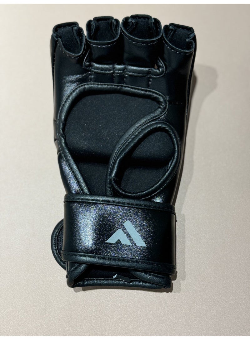 iamfighter Sports MMA Gloves for Men & Women – PU Leather Half-Finger Grappling Gloves with Open Palm for Muay Thai, Kickboxing, Boxing, Sparring & Combat Training - Image 4