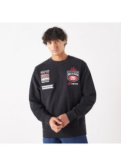Ecko Unltd. Ecko Embroidered Sweatshirt with Long Sleeves and Round Neck  - Image 1