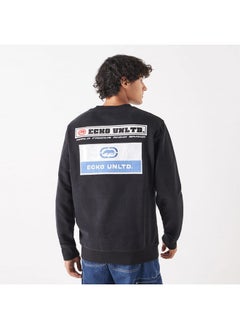 Ecko Unltd. Ecko Embroidered Sweatshirt with Long Sleeves and Round Neck  - Image 3