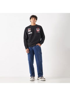 Ecko Unltd. Ecko Embroidered Sweatshirt with Long Sleeves and Round Neck  - Image 2