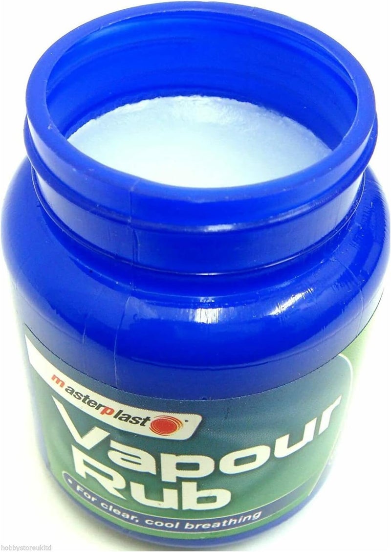 Masterplast Menthol Vapour Rub Congestion Relief for Chest Throat Back Rub Eucalyptus 100g Tub - Image 2