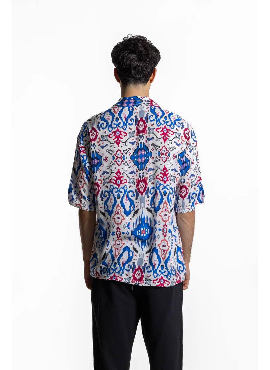 شايبس LIGHTWEIGHT ABSTRACT PRINT SHIRT