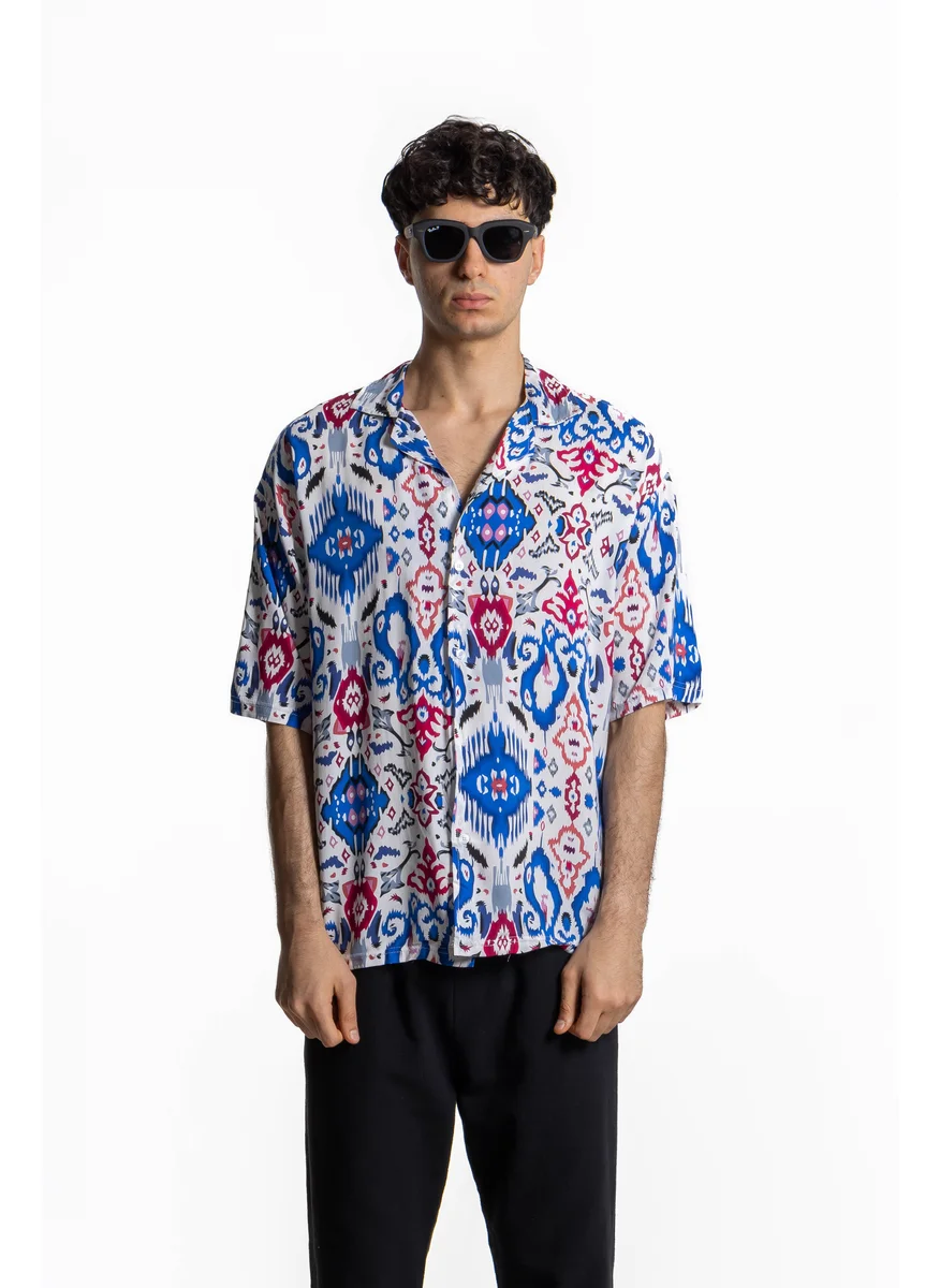 شايبس LIGHTWEIGHT ABSTRACT PRINT SHIRT