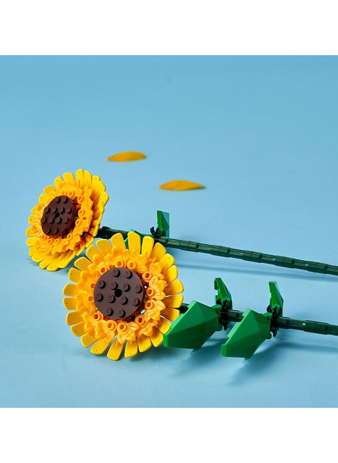 LEGO - Botanicals Sunflowers - Yellow Faux Flowers Building Set - Desk Decoration or Floral Bouquet Home Decor - Gift for 8+ Year Old Girls, Boys and Teenagers - Botanical Collection - 40524 (191 pieces) - Image 1