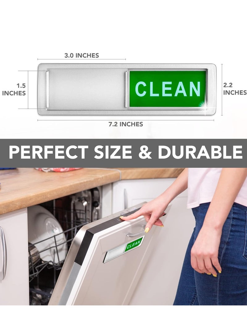 Cool Baby COOLBABY Premium Dishwasher Magnet, Clean Dirty Sign Indicator For Dishwasher Non-Scratch Easy To Read And Strong Slide Dishwasher Magnet Clean Dirty Sign  - Image 5