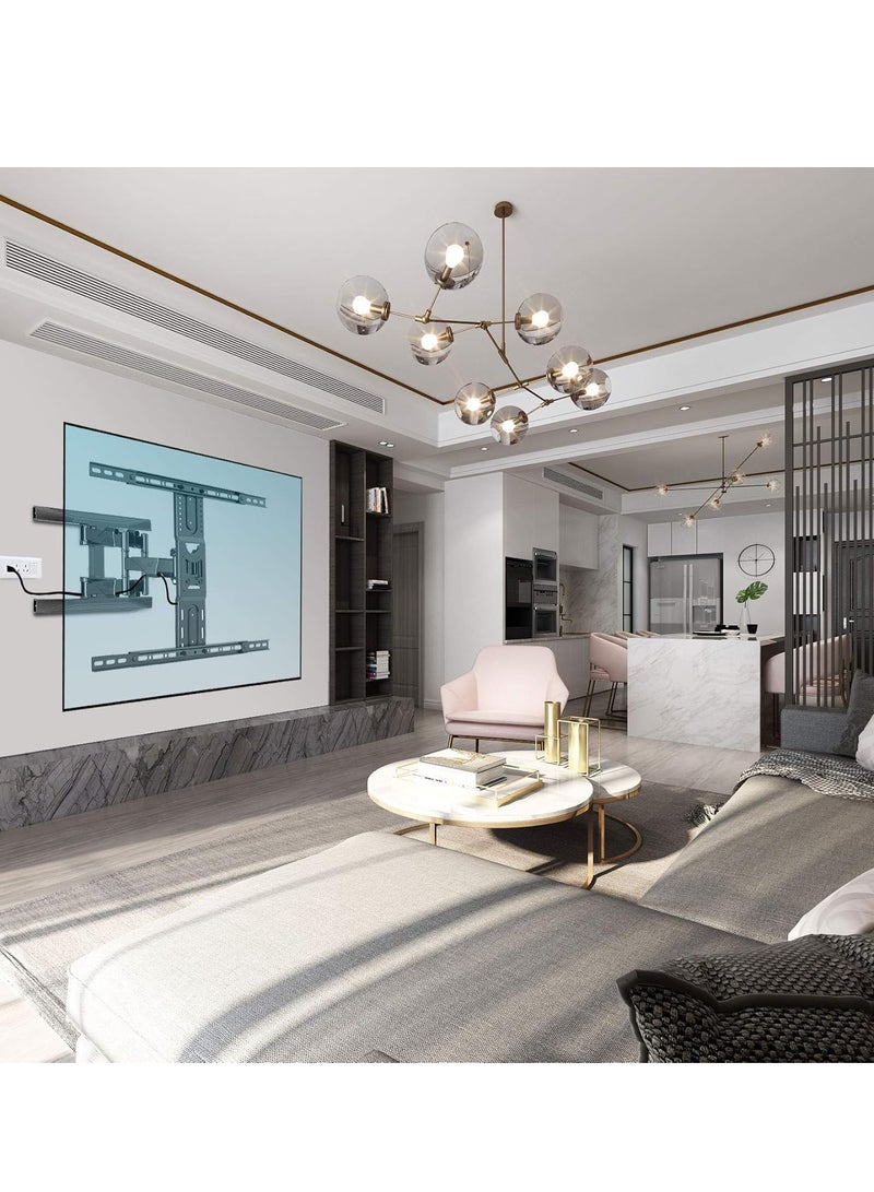 NEW Full Motion TV Wall Mount - Articulating Swivel Bracket for 40”-80” Flat Screen TVs - Image 3