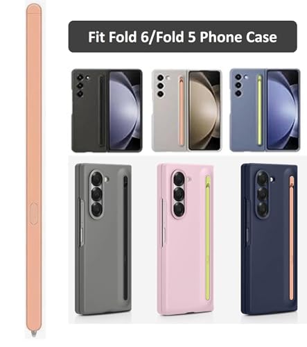 SLQ Z Fold 6/Fold 5 Slim S Pen Fold Edition 4096 Pressure Levels Compatible with Galaxy Z Fold 5/6 Phones Only, Fold 6 Pen Slim 1.5mm Pen Tip, with 3*Tips (Orange) - Image 5
