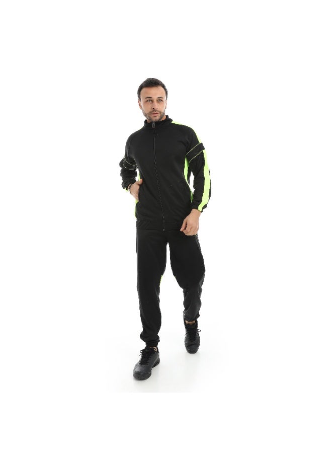 Caesar Men's front zip sports training Suit - Image 1