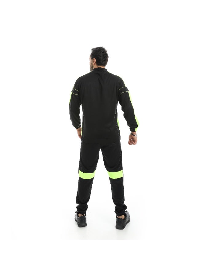 Caesar Men's front zip sports training Suit - Image 3