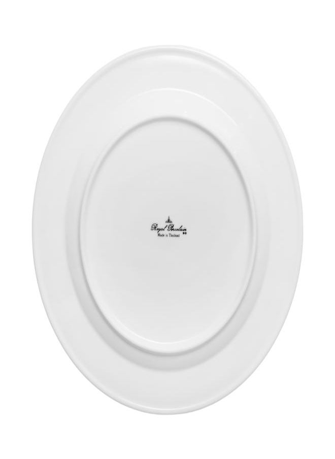 Royal Porcelain Royal Porcelain Flat Plate Shape 19 26 CM White  - Image 3