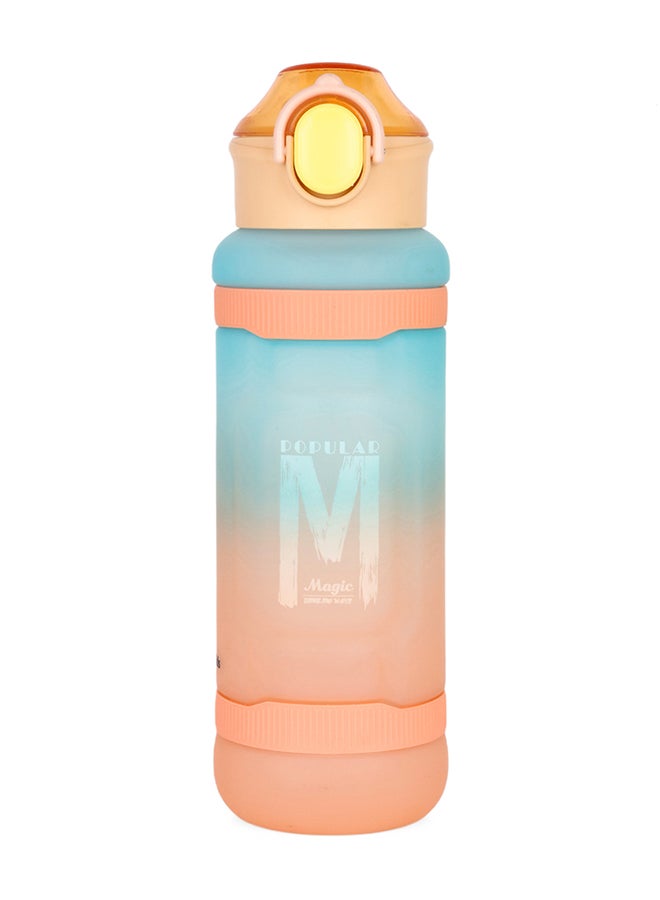 Nova kids Water Bottle With Straw 1000 ML - Orange - Image 1