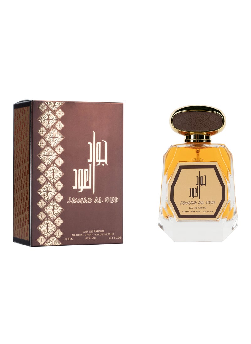 Moin Jawad Al Oud 100ml - Exotic Unisex Perfume with Pineapple, Oud, Patchouli, Amber & Citrus for an Elegant, Refreshing Fragrance Experience  - Image 1