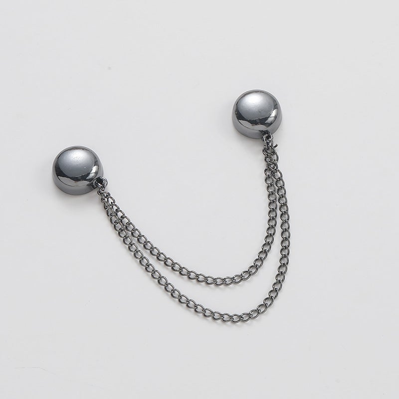 Magnetic Hem Snaps Adjustable Waist Clip Chains Gun black - Image 1