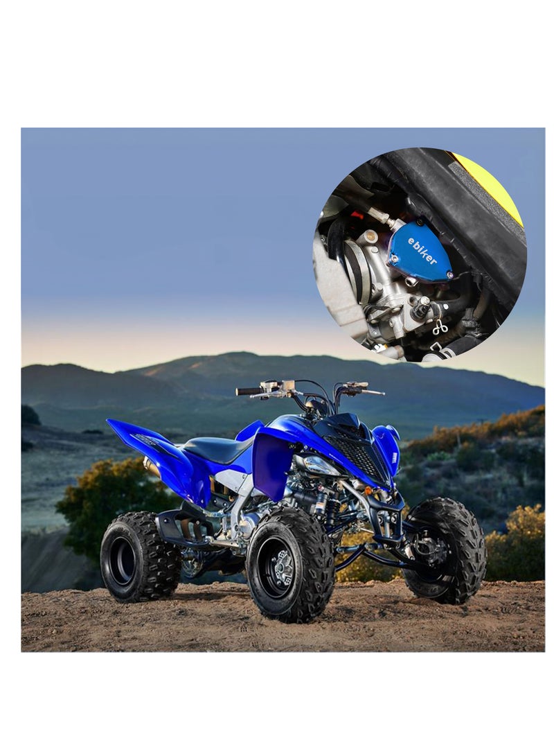 General CNC machined ATV Throttle Body Cover for Yamaha Raptor 700  Blue  - Image 2