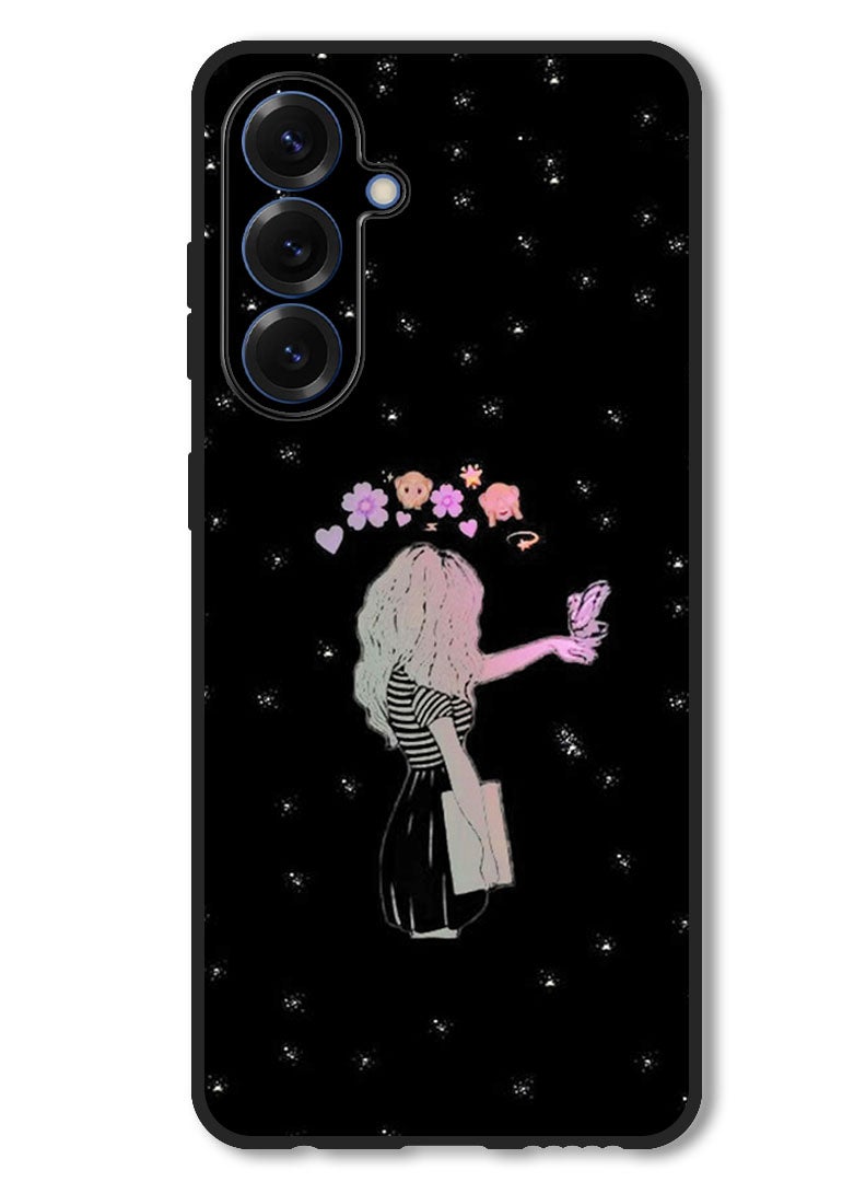 Theodor Case Compatible with Samsung Galaxy A56 Protection Shockproof Bumper Cover Girl Butter - Image 1