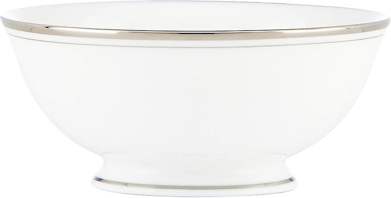 Kate Spade New York Kate Spade Library Lane Platinum Fruit Bowl 051 LB White 