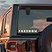 ColisPar 3 Pack Freedom is Worth Fighting America Needed Charlie Kirk True American Hero Car Bumper Stickers Decals RIP Charlie Kirk Silenced But Not Forgotten Fly High in Loving Memory Charlie Truck Laptop - Image 2