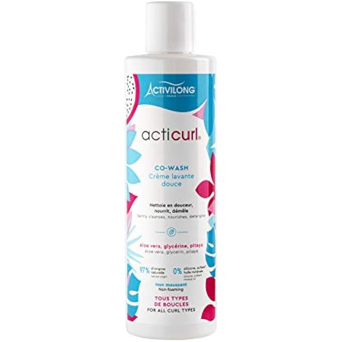 Activilong Acticurl Hydra Co-Wash Ã¢â‚¬â€œ Enhance and Define Your Natural Curls with Ease Ã¢â‚¬â€œ Infused with Dragon Fruit/Pitaya and Aloe Vera Ã¢â‚¬â€œ Moisturize, Shape, and Boost Your Curls Ã¢â‚¬â€œ 240 ml.
