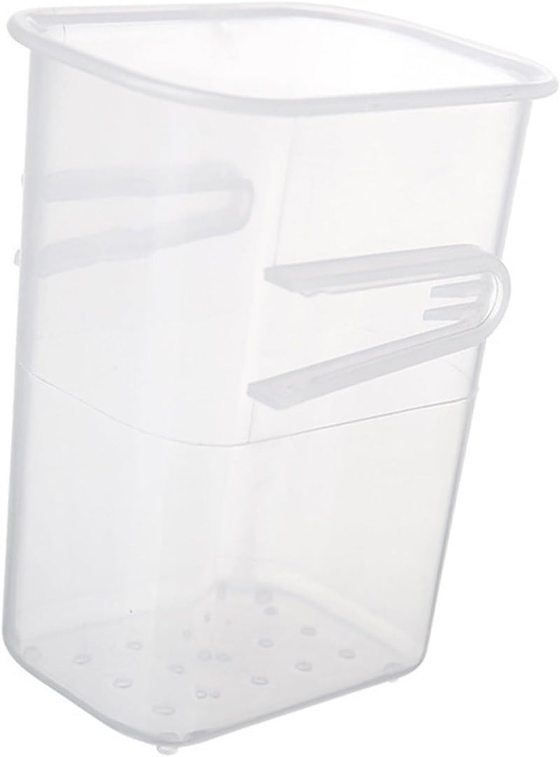 Yctze Refrigerator Side Door Organizer, Fridge Side Door Container, Fridge Storage Bin with Space Saving, Transparent & Plastic Body, Ideal for Food & Vegetables - Image 1