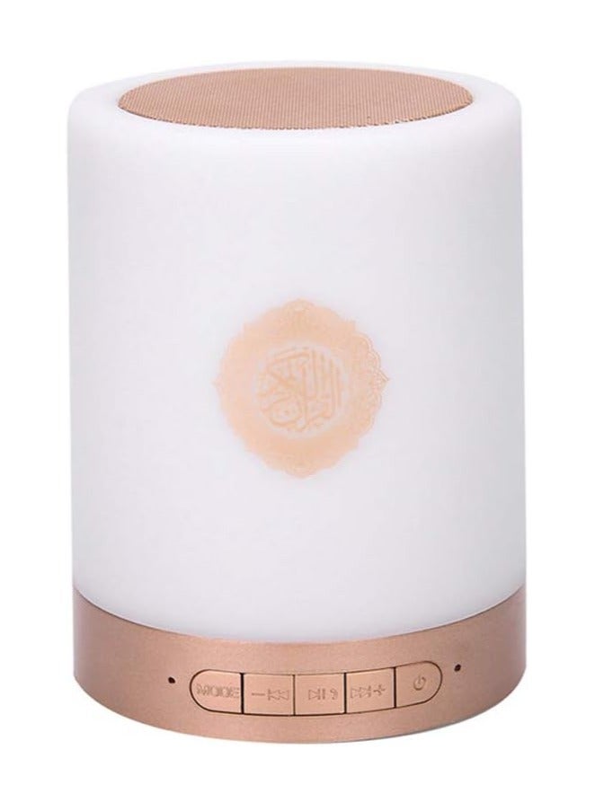 ELTRAZONE "Quran Speaker Touch Lamp with Remote – Portable LED Bluetooth Speaker, 4 Brightness Levels, and Language Translation" - Image 1