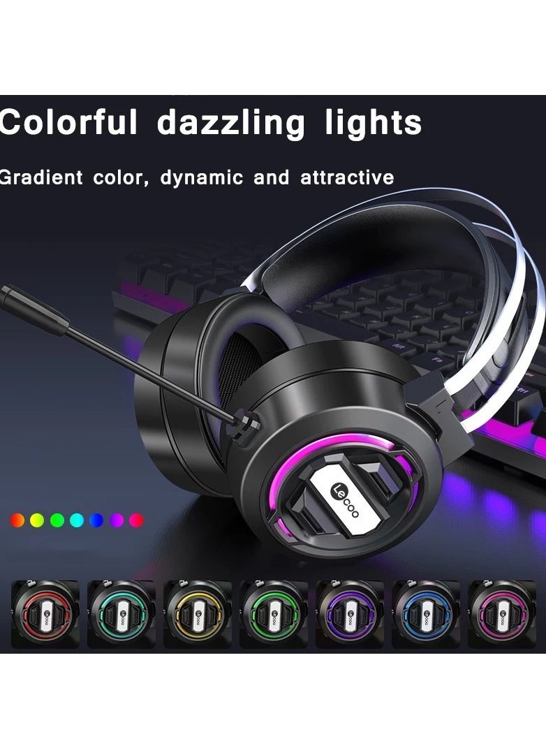 lecoo HT401 Over-Ear Gaming Wired Headphones For PS4/PS5/XOne/XSeries/NSwitch/PC  - Image 4