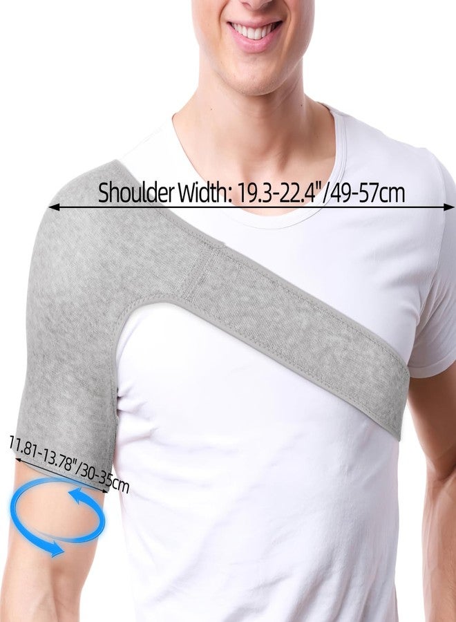 YARNOW Shoulder Support Brace for Men and Women, M, Adjustable Shoulder Compression Sleeve for Pain Relief and Injury Prevention in Sports - Image 3