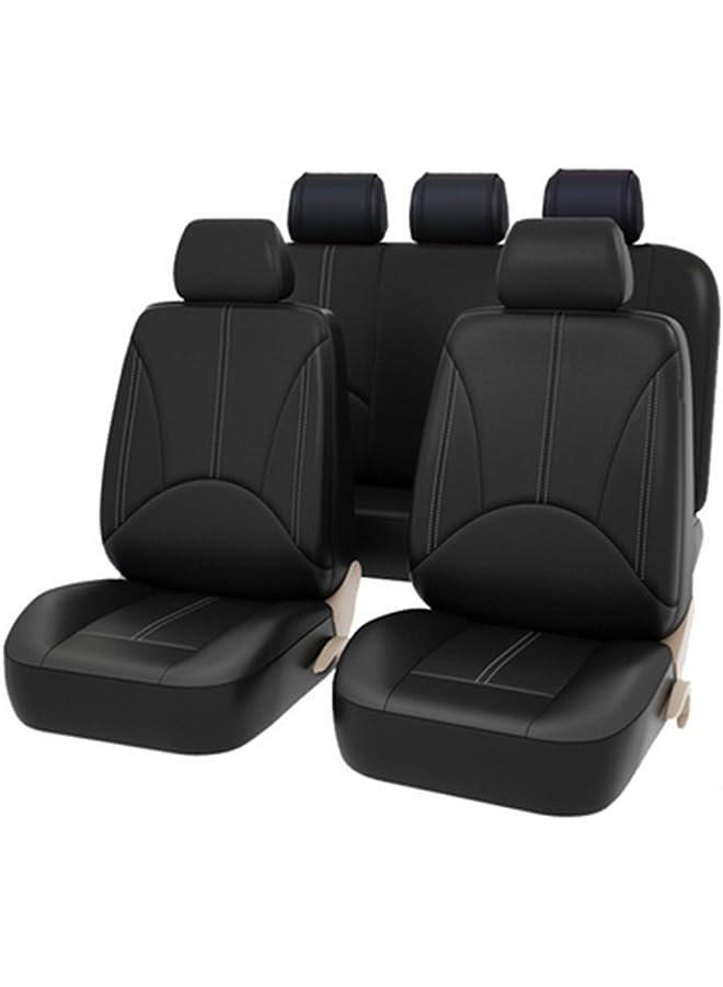 PROMASS Pieces Set Luxury PU Leather Car Universal Car Seat Covers Automotive Seat Covers All The Year Round Fine-quality  - Image 1