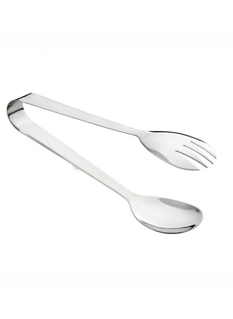 BLACKSTONE - Set of 2 Stainless Steel Salad Tongs Durable Salad Server Tongs JS113 - Image 1