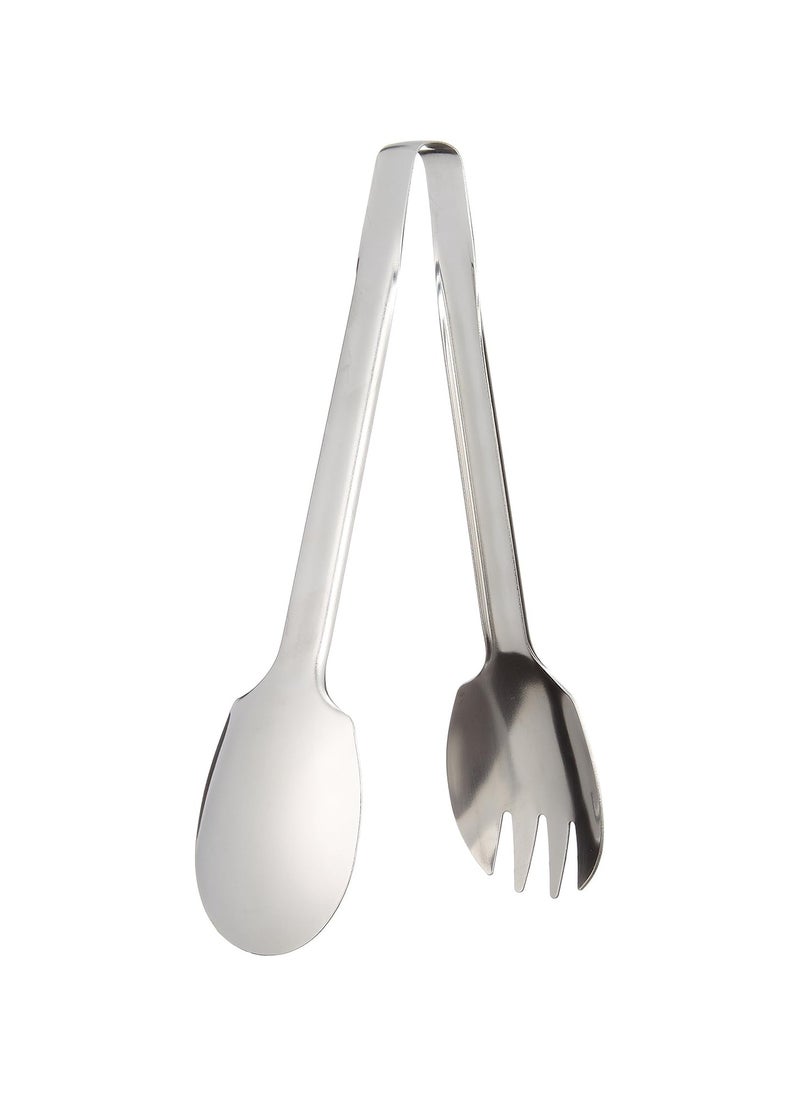 BLACKSTONE - Set of 2 Stainless Steel Salad Tongs Durable Salad Server Tongs JS113 - Image 1