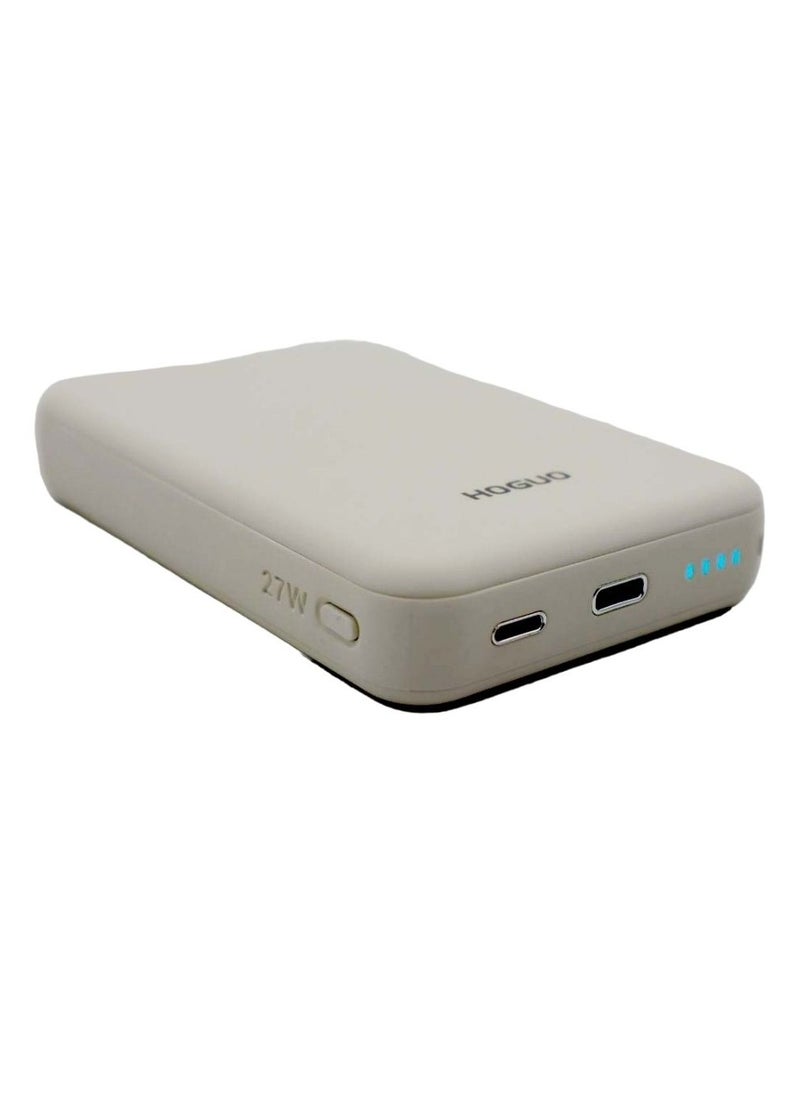 HOGUO Hoguo P27 27W 10,000mAH Wireless Power Bank White  - Image 2