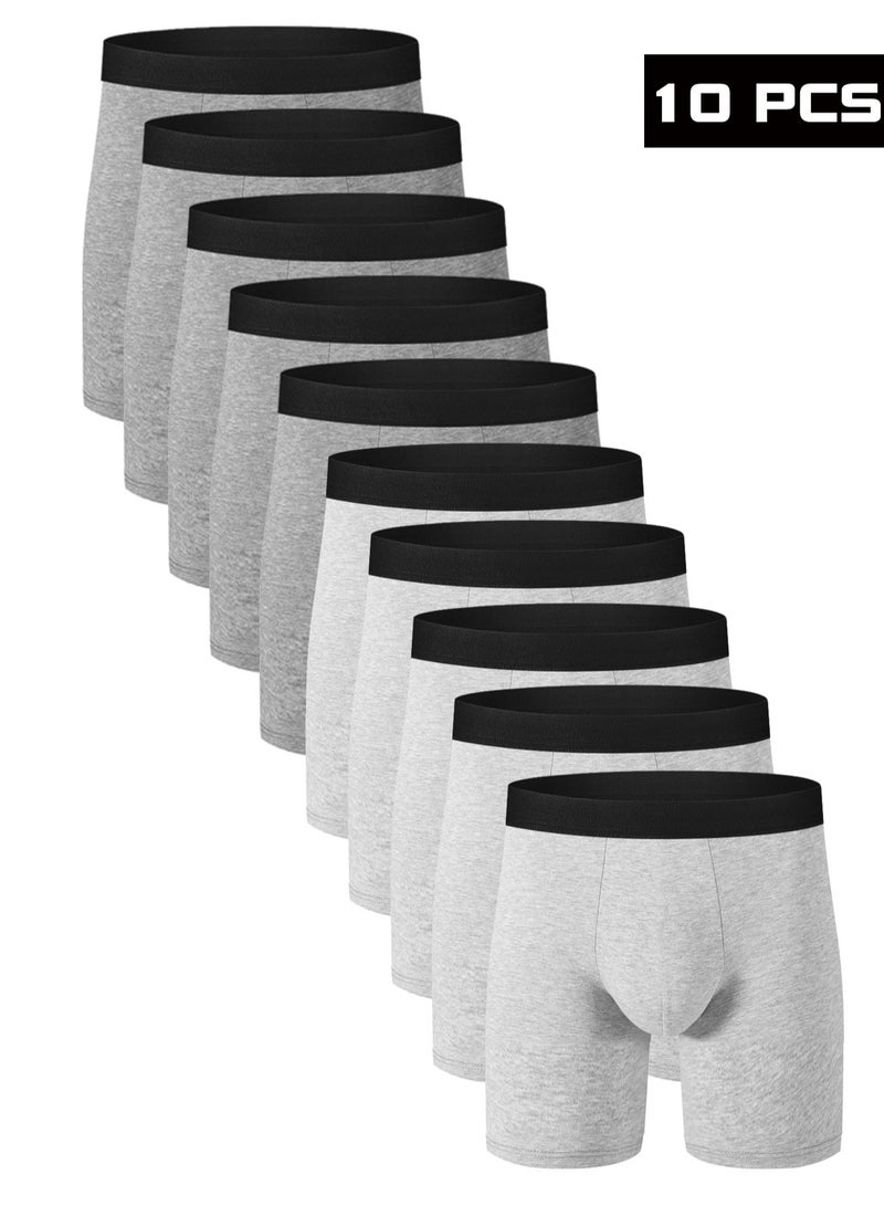 RedMapleTEK 10 Pairs Men's Soft Cotton Briefs - Image 1