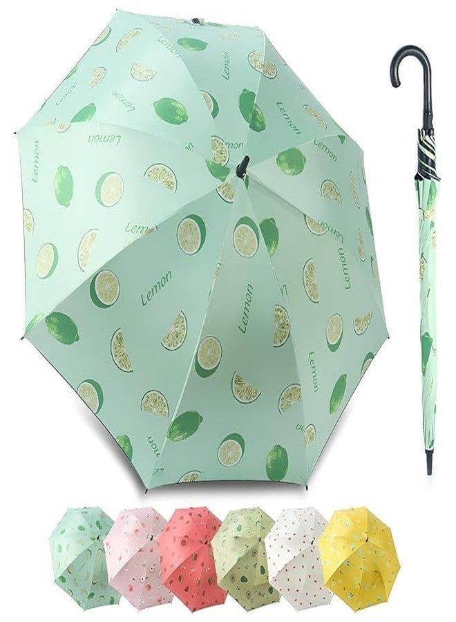 AESTROKE Big Umbrella Stylish Pattern Umbrella, Auto Open J-Handle, UV Protection, Multiple Colours [1 pcs] - Image 4