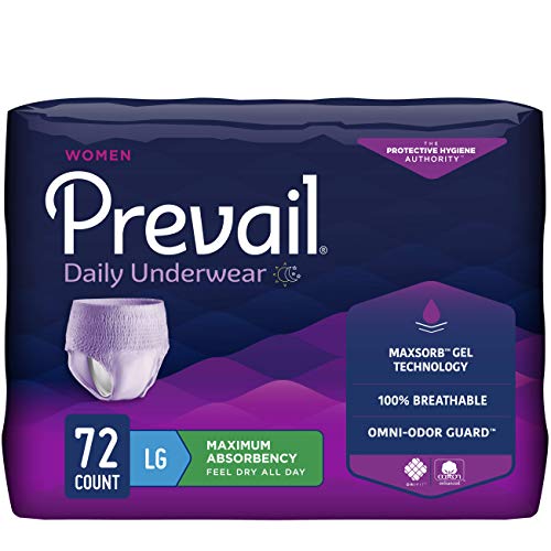 Prevail Proven Large PullUp Womens Incontinence Protective Underwear Maximum Absorbency 72 Count - Image 2
