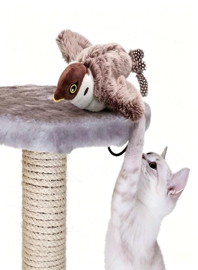 Interactive Flapping Penguin Pet Toy with Chirp Sound, Hanging & Placeable Plush Toy for Cats Dogs, Relieve Boredom Prevent Furniture Scratches - Image 1