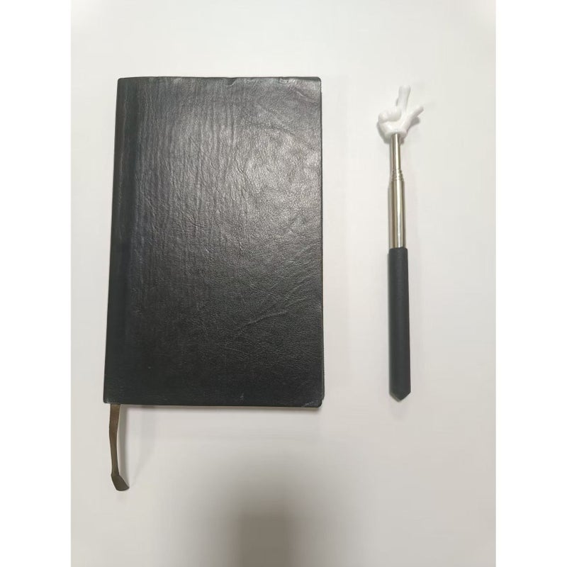 Black And White Retractable Teacher Pointer Telescopic Classroom Supplies - Image 3