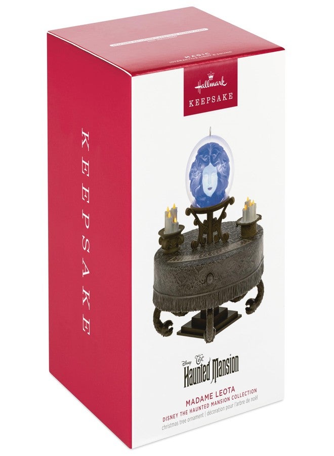 Hallmark Keepsake زينة عيد الميلاد التذكارية من هولمارك لعام 2023، دمية مدام ليونا من مجموعة ديزني ذا هانتيد مانشن مع إضاءة وصوت، هدايا لمحبي ديزني - Image 3