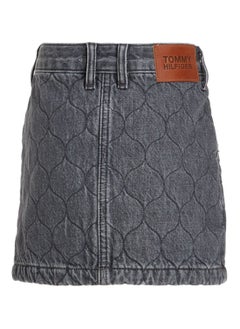 TOMMY HILFIGER Youth Denim Quilted Skirt  - Image 2