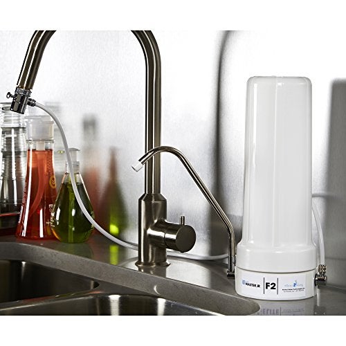 Home Master TMJRF2 Jr F2 Multi-Stage Countertop Water Filter System, 500 gallon Replaceable, Filters Fluoride Chlorine Chemicals Pesticides and more up to 93% - Image 2