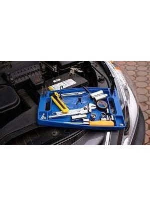 yorten YORTEN Flexible Portable Tool Tray Tool Box Organizer Silicone BitScrewsNails Holder With Integrated Measurement Ruler Automotive Tool Accessories Pack of 1Multicolor  - Image 2