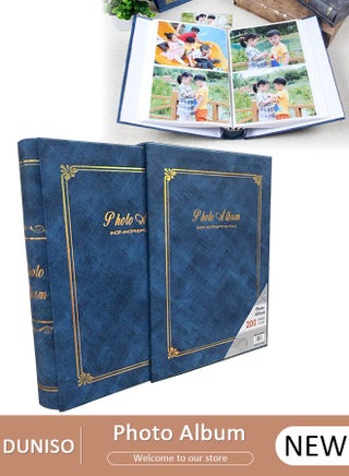 200 Pockets Foil Stamping Photo Album for 6 Inches Photos Portable Photo Album for Family Wedding Boys Girls - pzsku/ZFD1C7DFF2CCFF23EBCA2Z/45/1762932852/f7dad009-6485-4191-ae93-2c0472cbc832