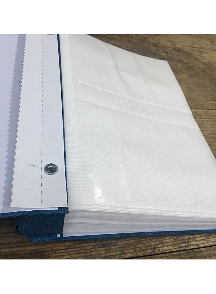 200 Pockets Foil Stamping Photo Album for 6 Inches Photos Portable Photo Album for Family Wedding Boys Girls