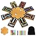plusvivo Marble Board GameWooden Board Game for 68 PlayersPortable Design Marble Game with 32 Marbles 16 Dice Family Game Night Gift for Kids Adults - Image 2