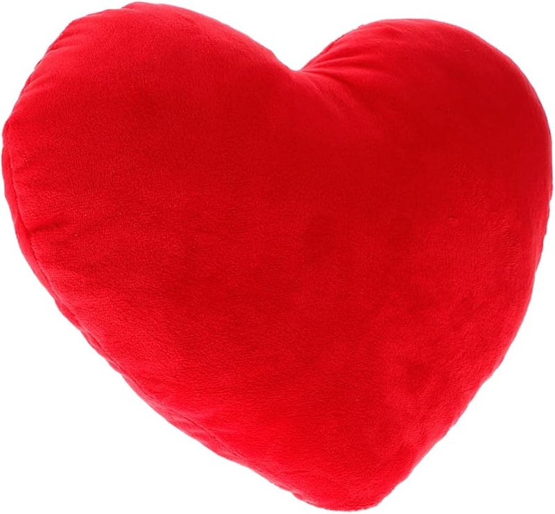Heart Shaped Plush Pillow Cushion For Sofa Bed Car Decor Wedding Gift Pink - Image 1